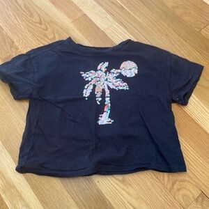 Gap girls flippy sequin t shirt